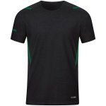 JAKO Sport-Tshirt Challenge - Polyester-Stretch-Jersey schwarz/grün Jungen